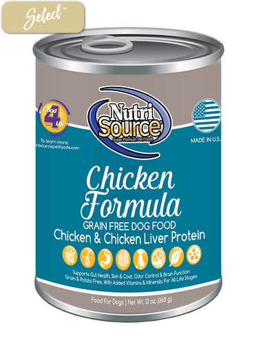 Nutrisource Grain Free Chicken Dog Cans