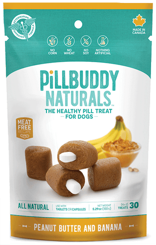 Pill Buddy Peanut Butter and Banana Dog Treats