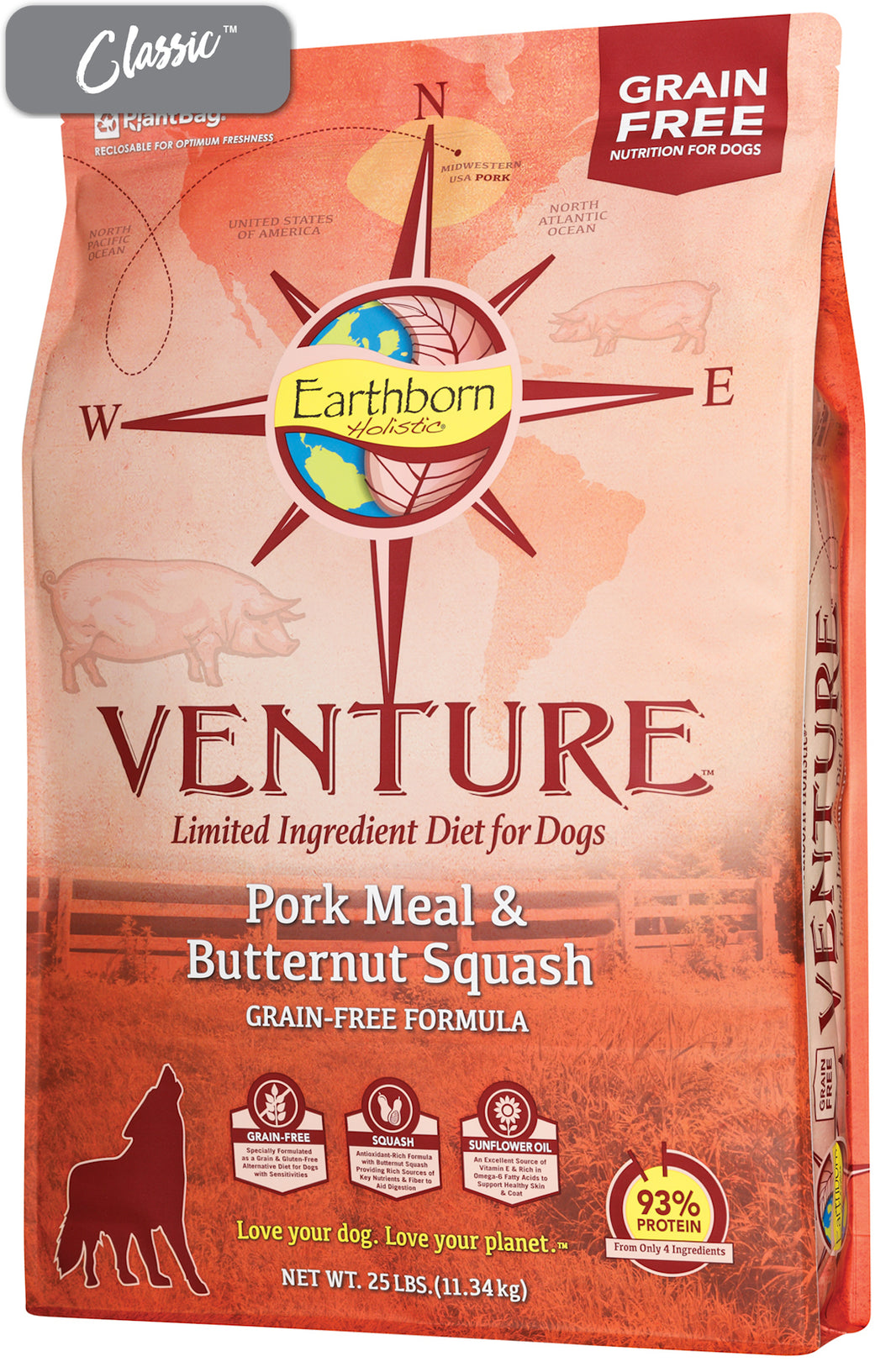 Earthborn Pork and Butternut Squash Dog Food