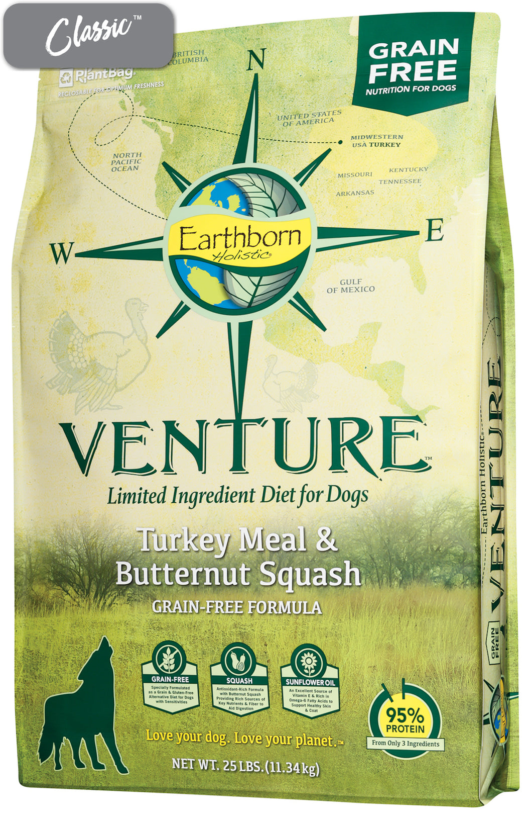 Earthborn Turkey and Butternut Squash Dog Food