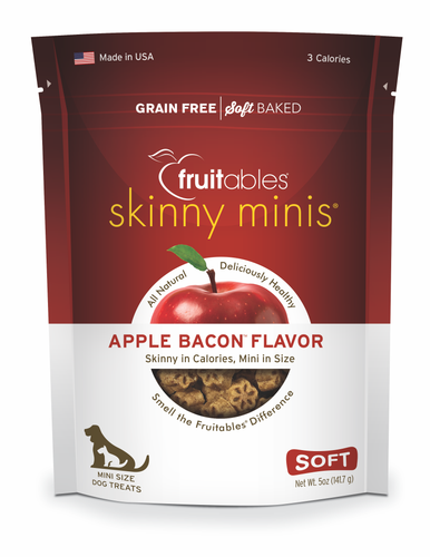 Fruitables Skinny Minis Apple and Bacon Dog Treats