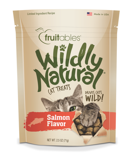 Fruitables Wildly Natural Salmon Flavor Cat Treats
