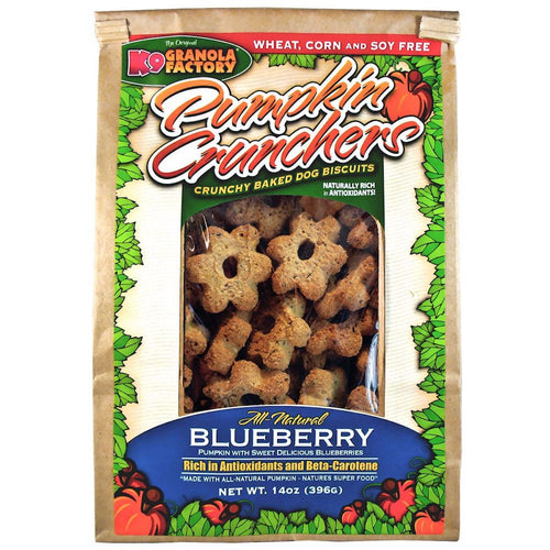 K9 Granola Factory Pumpkin Crunchers Blueberry Dog Treats