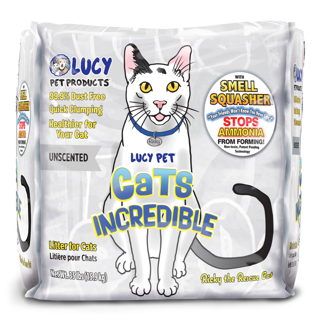 Lucy Pet Unscented Pourable Bag Cat Litter