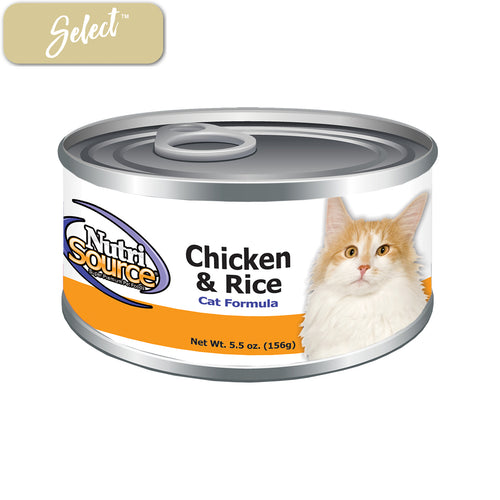 Nutrisource Chicken and Rice Cat Cans