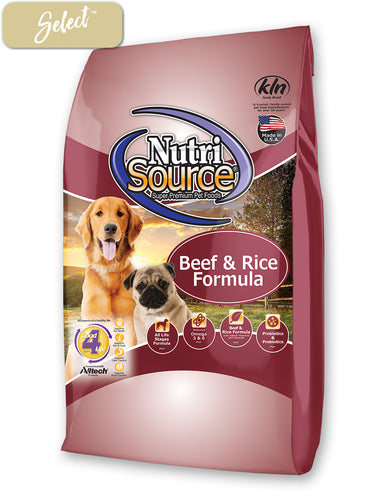 Nutrisource Beef and Rice Dog Food