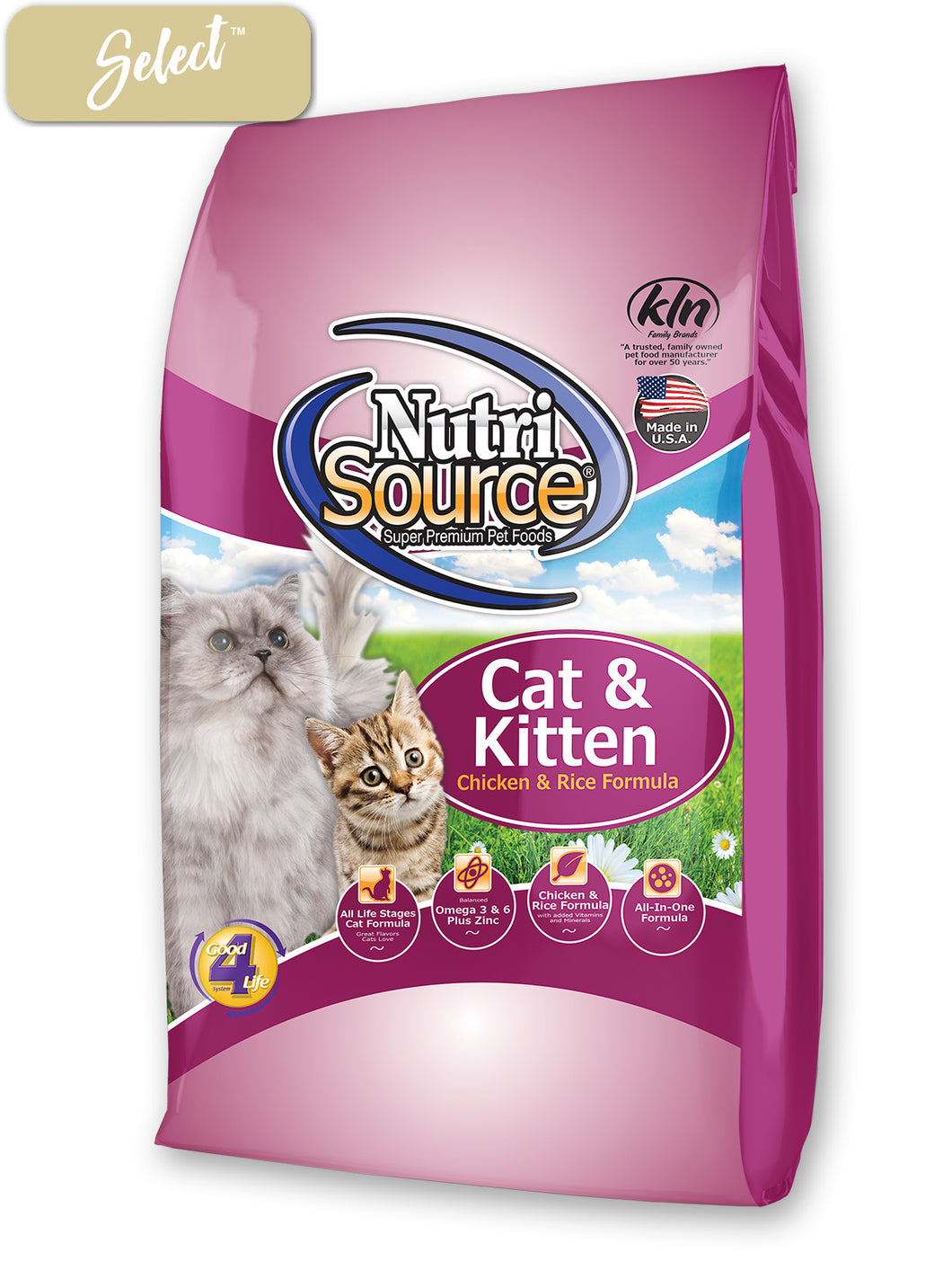 Nutrisource Cat and Kitten Chicken Rice Cat Food