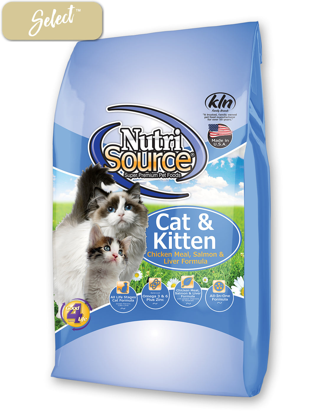 Nutrisource Cat and Kitten Chicken, Salmon Liver Cat Food