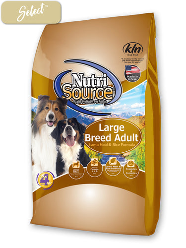 Nutrisource Large Breed Adult Lamb Meal and Rice Dog Food