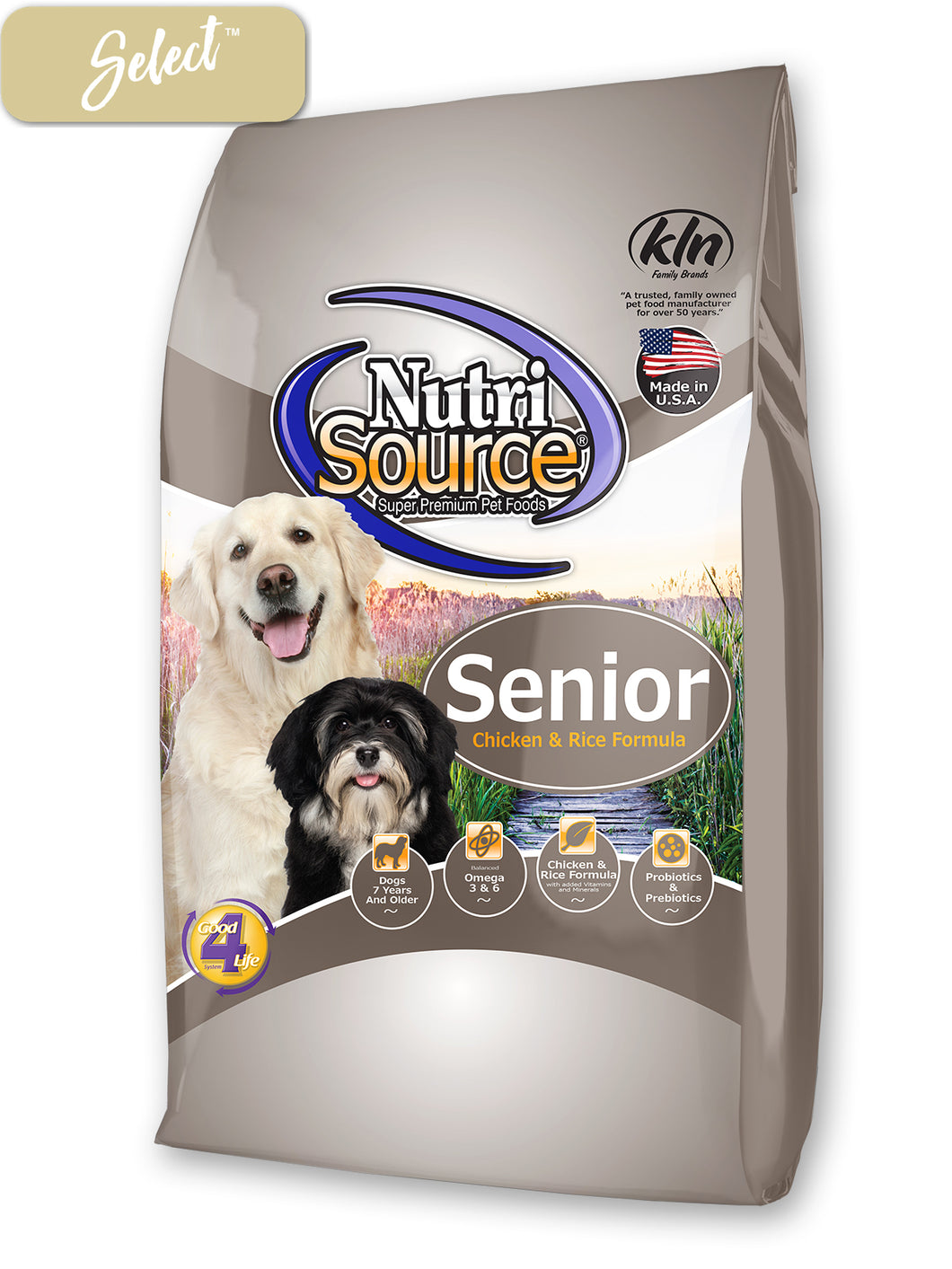 Nutrisource Senior Chicken and Rice Dog Food