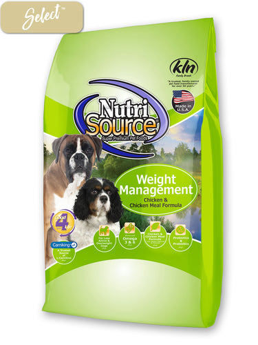 Nutrisource Weight Management Chicken and Rice Dog Food