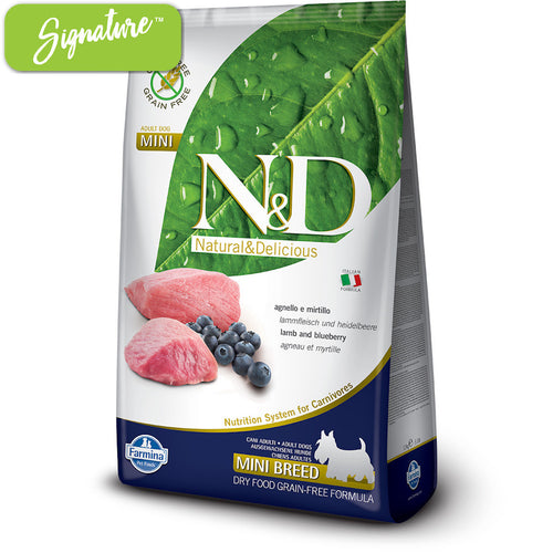 N&D Lamb and Blueberry Small Dog Food