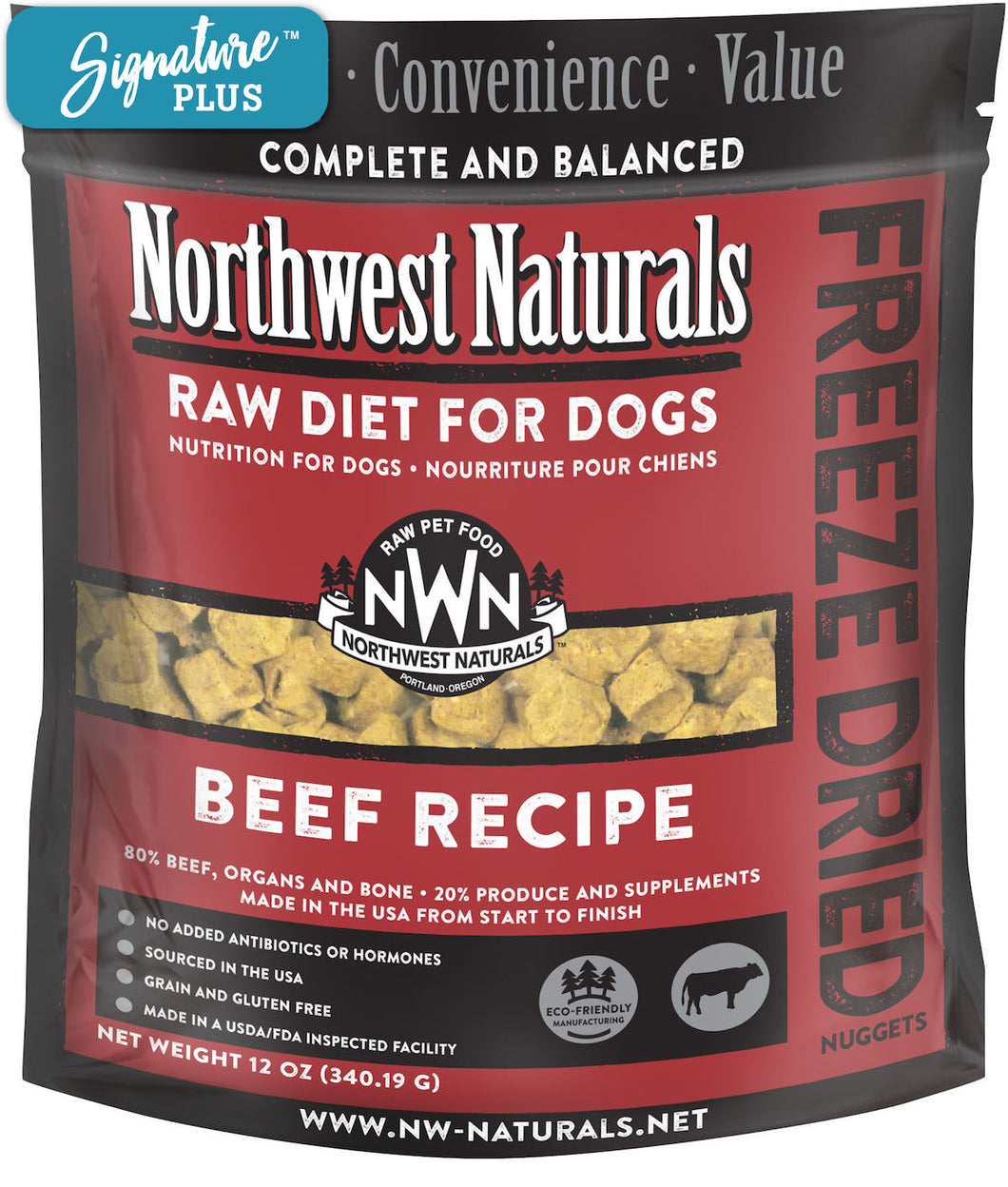 Northwest Naturals Beef Freeze Dried Dog Food
