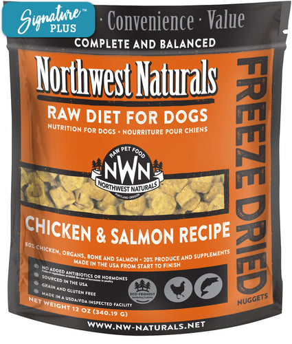 Northwest Naturals Chicken and Salmon Freeze Dried Dog Food