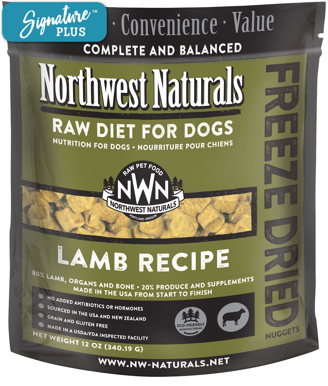 Northwest Naturals Lamb Freeze Dried Dog Food