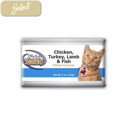 Nutrisource Chicken, Turkey, Lamb and Fish Kitten Cans