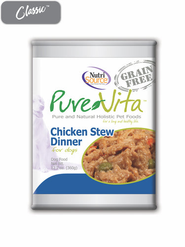Pure Vita Chicken Stew Dog Cans