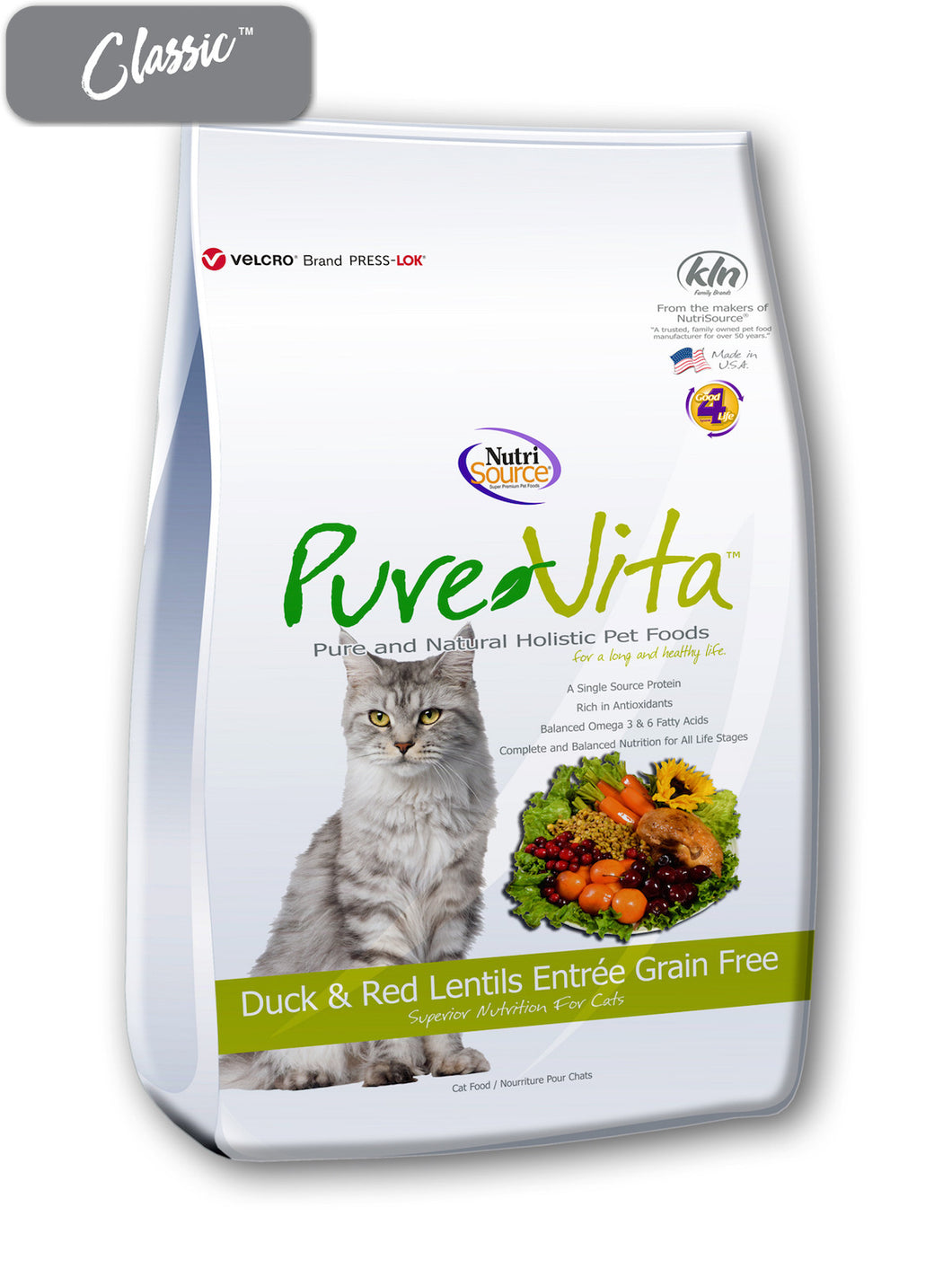 Pure Vita Duck and Red Lentils Cat Food