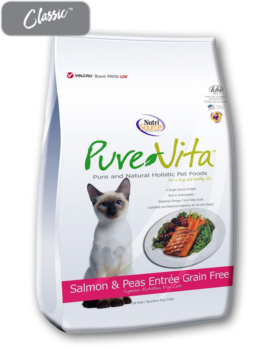 Pure Vita Salmon and Peas Cat Food