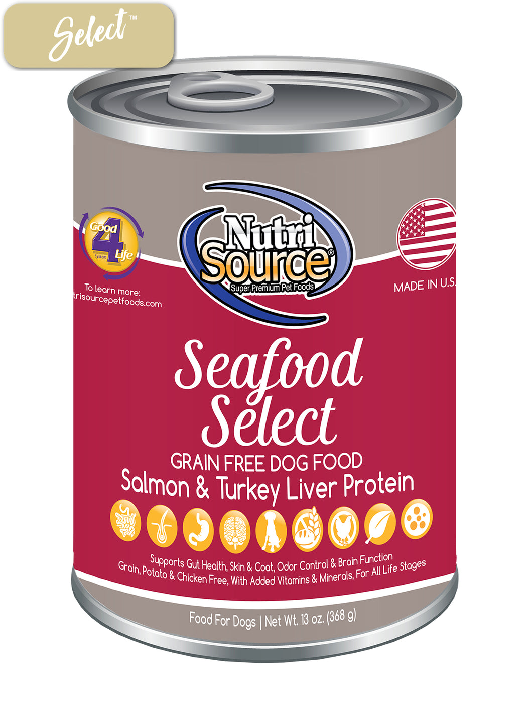 Nutrisource Grain Free Seafood Dog Cans