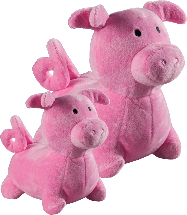 Snug N Tug Piggy Plush Dog Toy