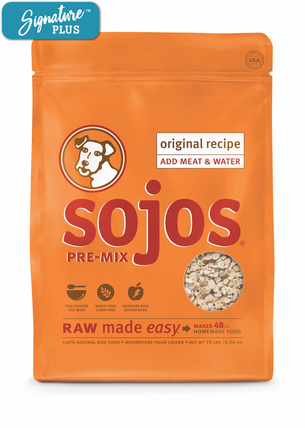 Sojos Original Pre-Mix Dog Food