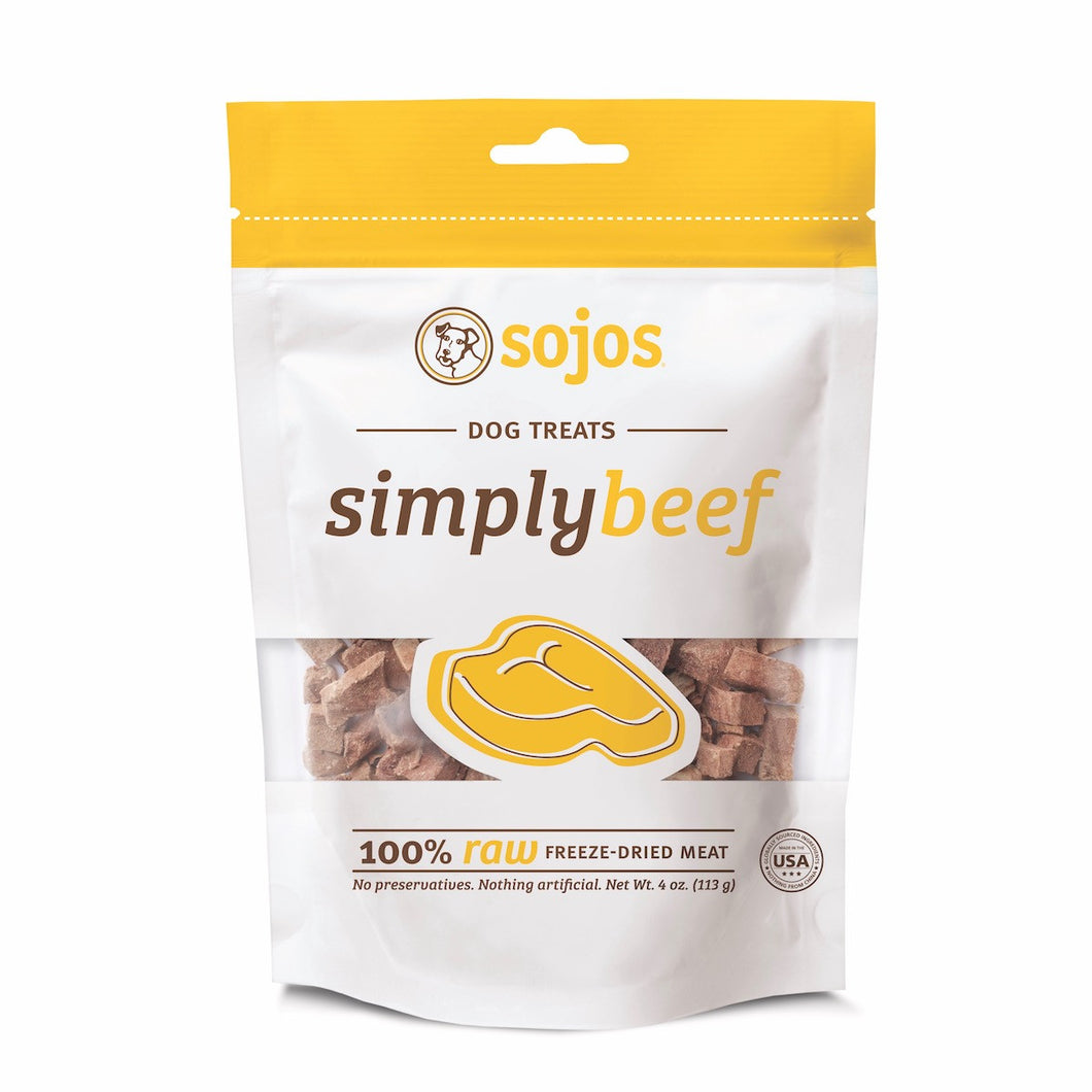 Sojos Simply Freeze-Dried Beef Dog Treats