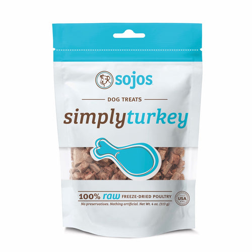 Sojos Simply Freeze-Dried Turkey Dog Treats