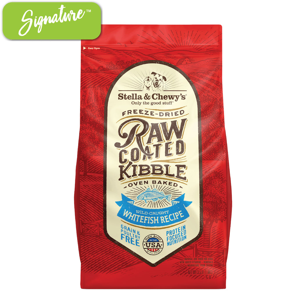 Stella and Chewy's Raw Coated Whitefish Kibble Dog Food