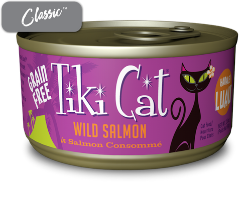 Tiki Cat Hanalei Luau Salmon In Salmon Consomme Cat Cans