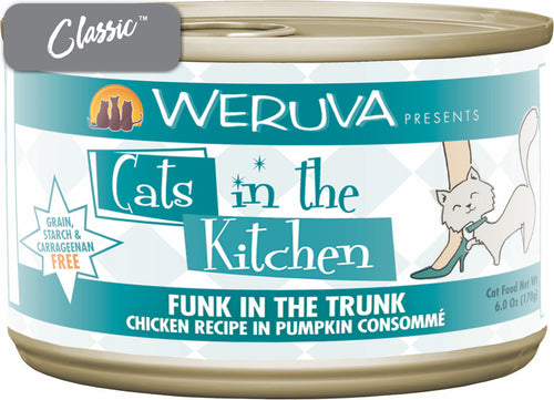 Weruva Cats In The Kitchen Funk In The Trunk Chicken and Pumpkin Cat Cans