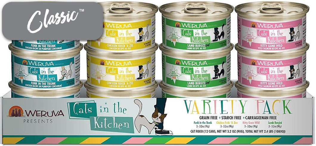 Weruva Cats In The Kitchen Variety Pack Cat Cans