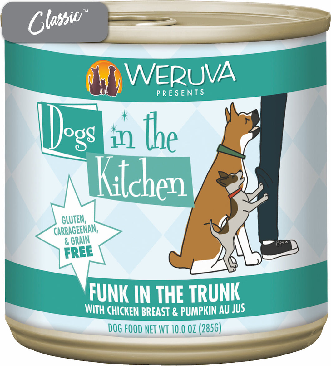 Weruva Dogs In The Kitchen Funk In The Trunk Chicken and Pumpkin Dog Cans