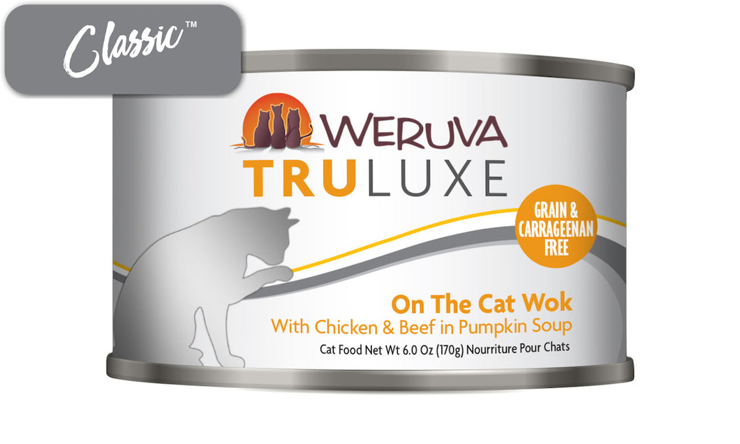 Weruva Truluxe On The Cat Wok With Chicken & Beef Cat Cans