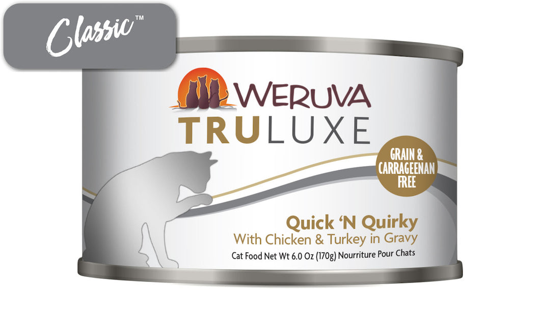 Weruva Truluxe Quick 'N' Quirky With Chicken and Gravy Cat Cans